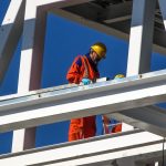 Men on a construction site