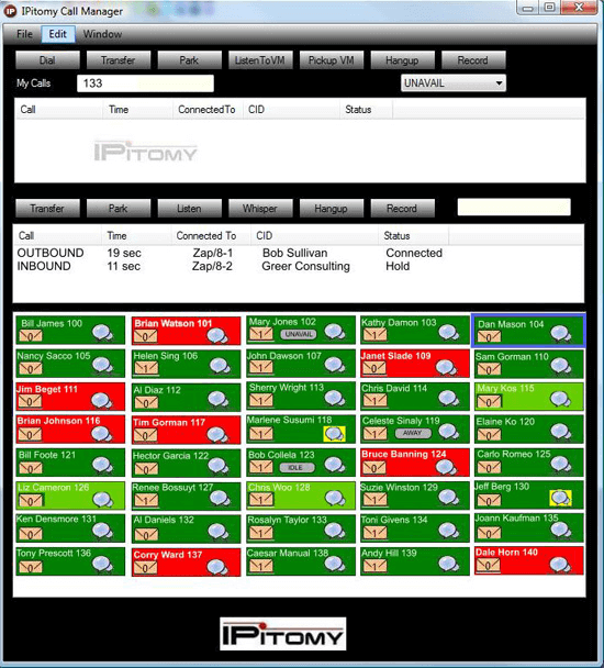 Ipitomy Call Manager