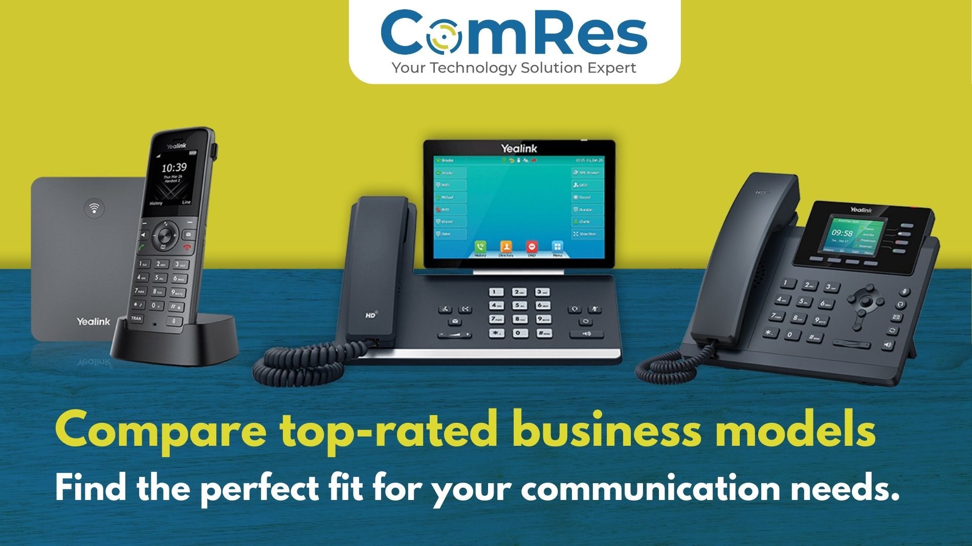 Best Voip Business Phones for Your Needs? ComRes, of course.