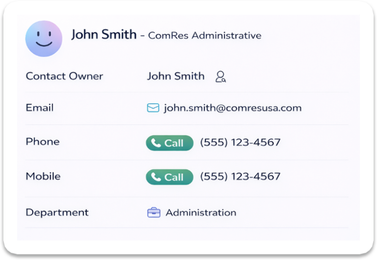 Click to Call VOIP CRM
