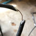 Repair cut cable to fix your router